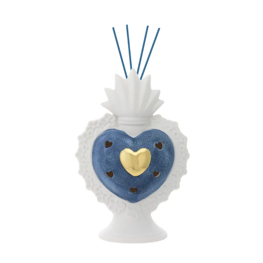 Bagutta sacro cuore diffusore con led bianco & blu 2220 23 BL