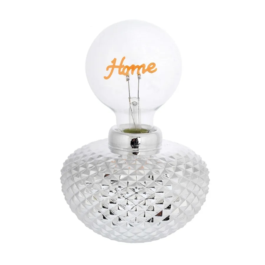 Bagutta sfera bassa nido d'ape con lampada home 2239 01 H