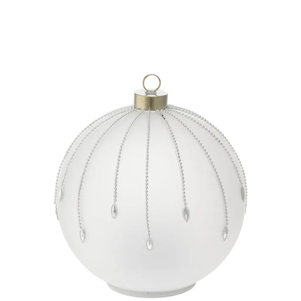 Bagutta sfera d. 15 obliqua girevole con led argento N 8687 01