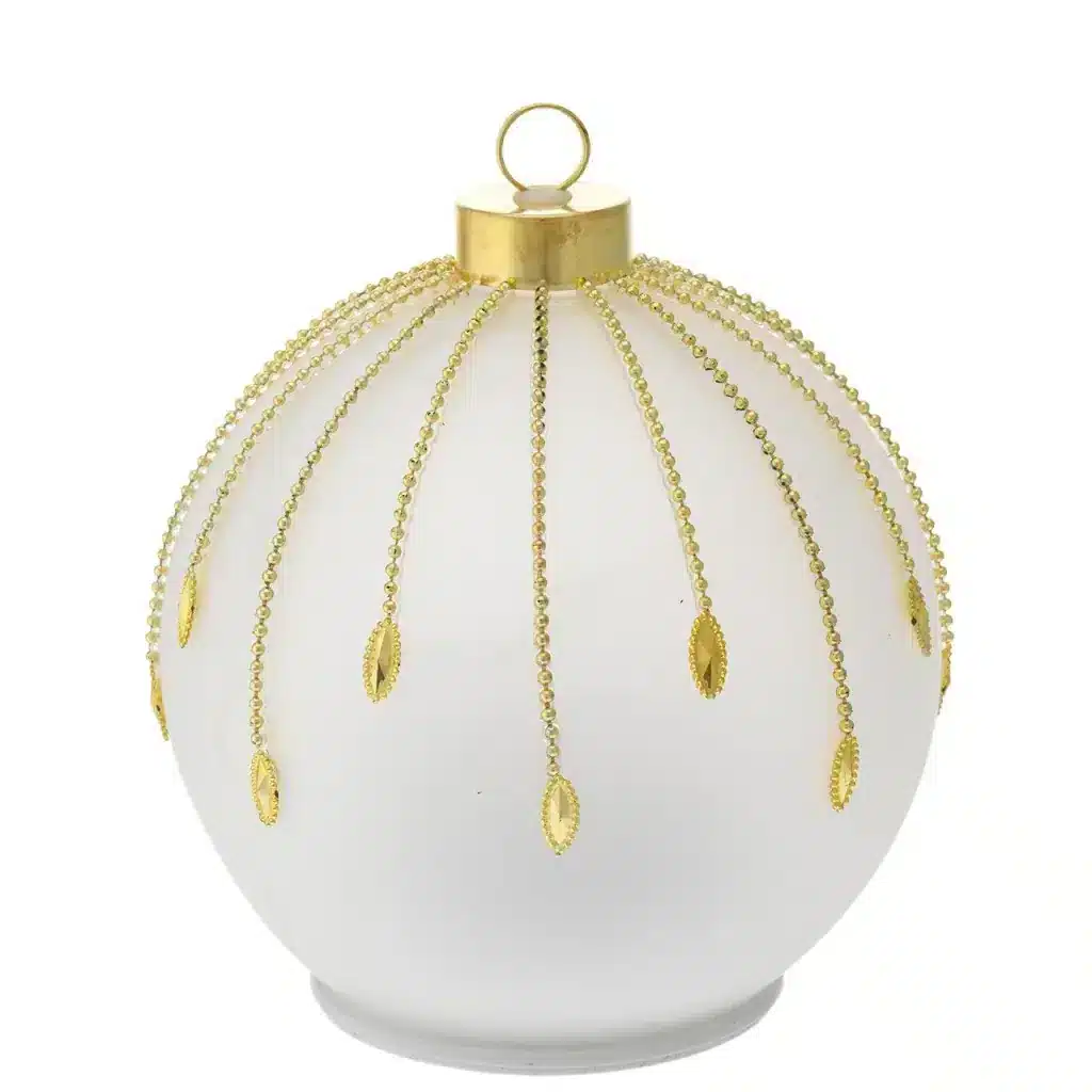 Bagutta sfera d. 18 obliqua girevole con led oro N 8687 04