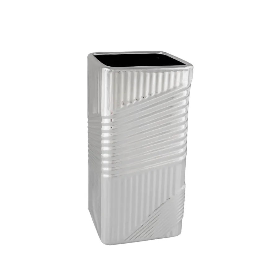 Bagutta vaso base quadra argentato L 7059 02