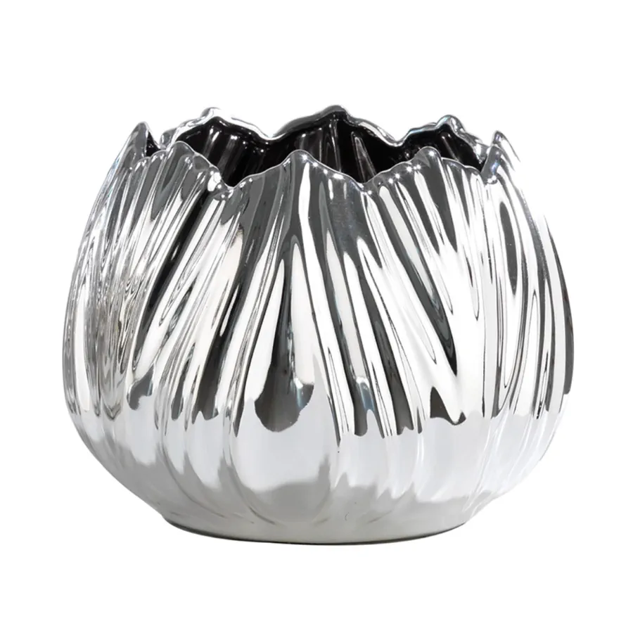 Bagutta vaso tulipano argentato L 7014 01