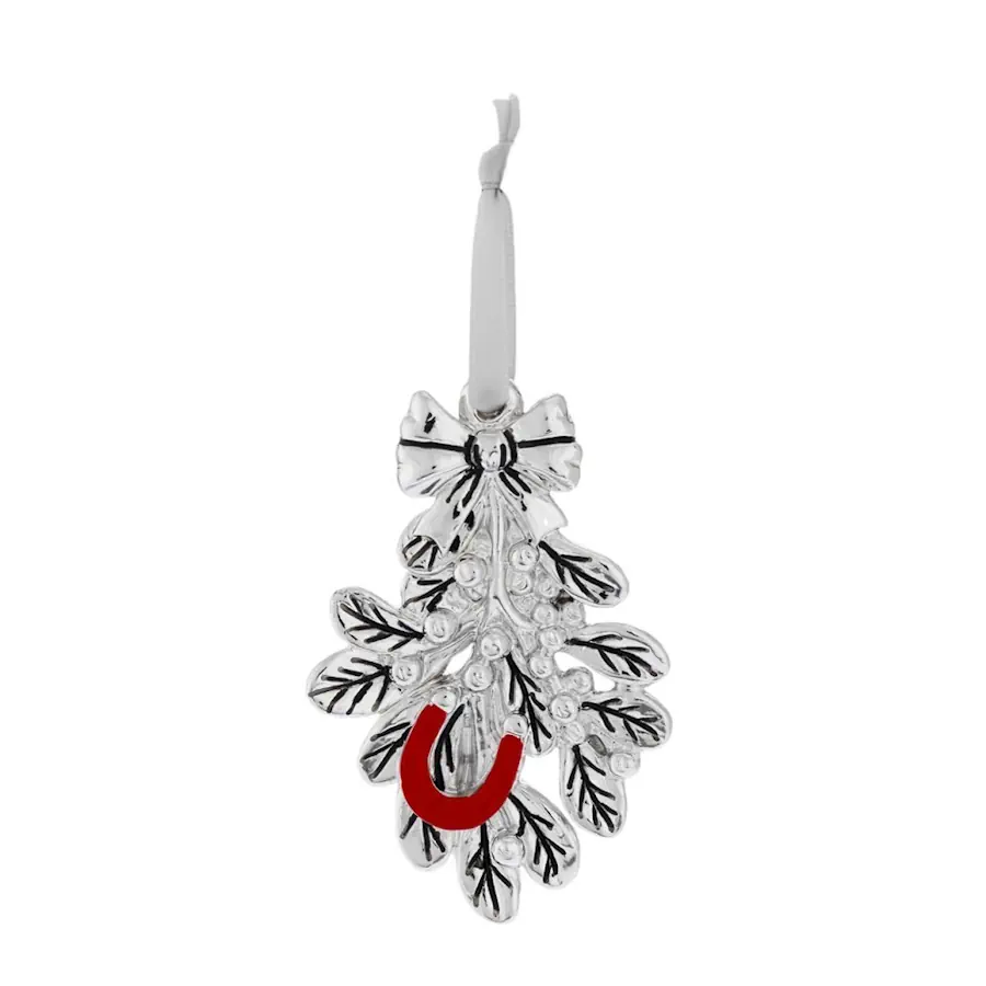 Bagutta vischio argento con ferro da cavallo N 8662 08