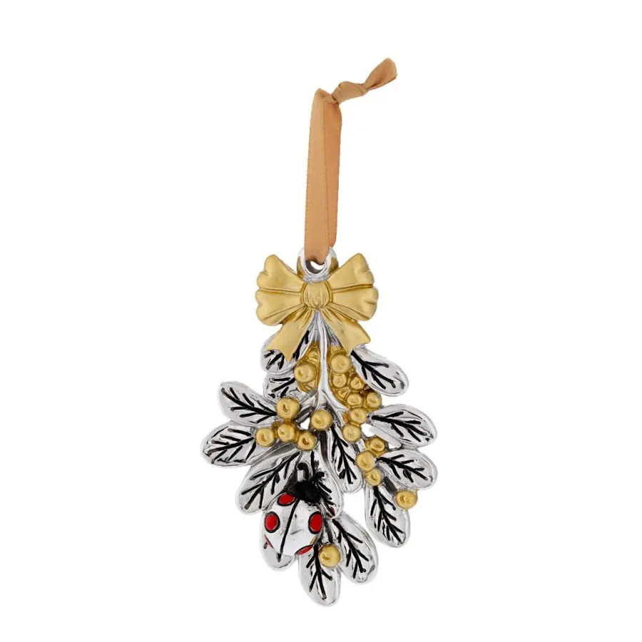 Bagutta vischio oro con coccinella N 8662 10