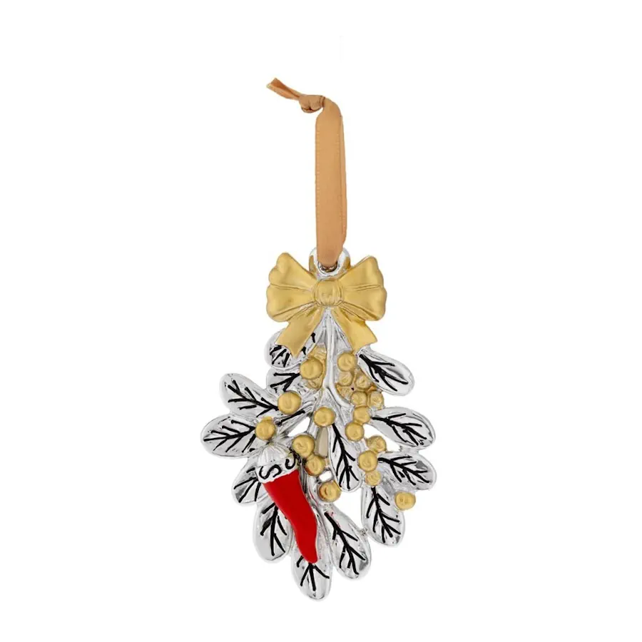 Bagutta vischio oro con cornino N 8662 11