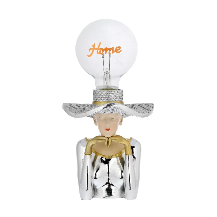 Bagutta viso di donna con lampada home 2241 03 H