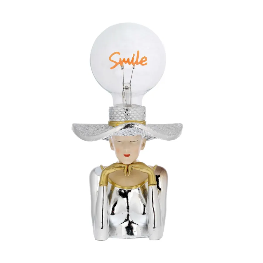 Bagutta viso di donna con lampada smile 2241 03 S
