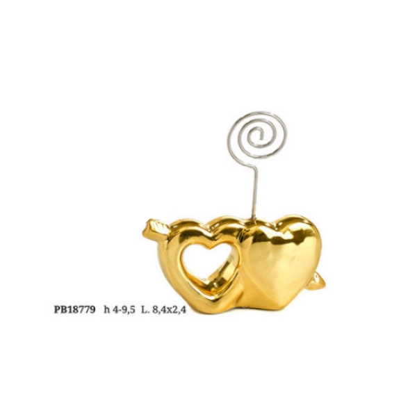 Paben Cuori oro clip portafoto PB18779