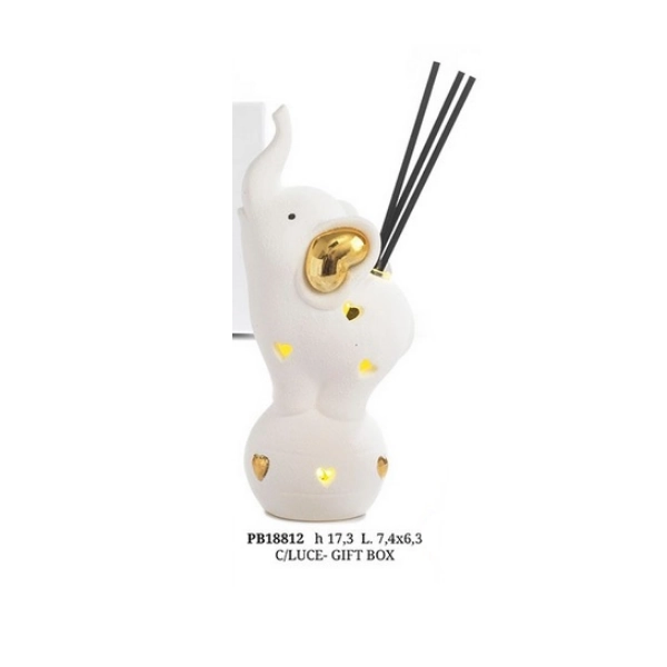 Paben Elefante oro diffusore PB18812