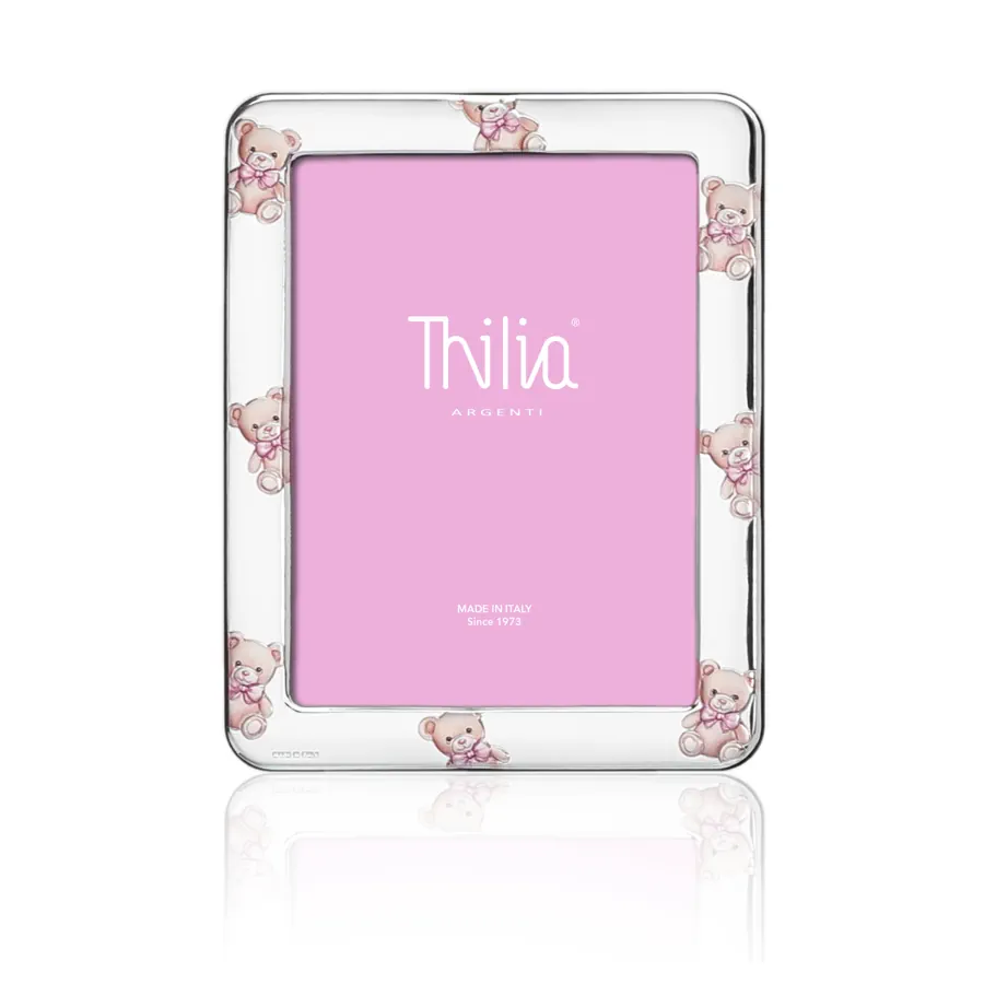 Thilia cornice 13x18 orsetti rosa 454293