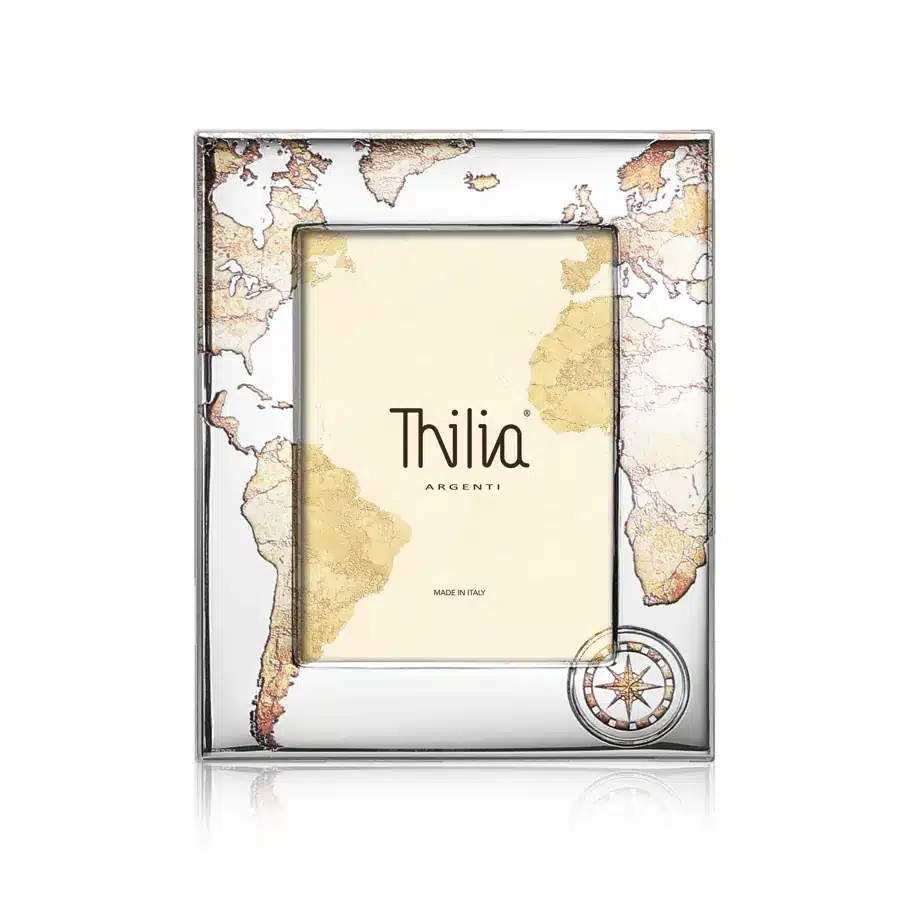 Thilia cornice cartina mondo 13x18 454204