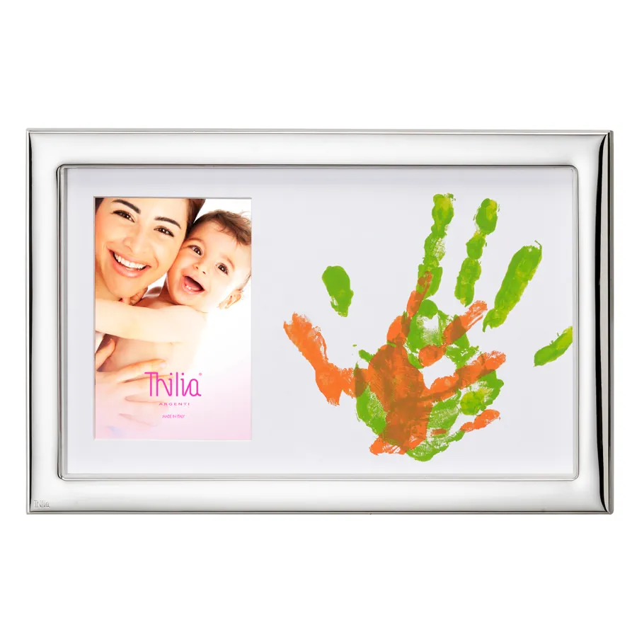 Thilia cornice con kit impronte rosa 452337