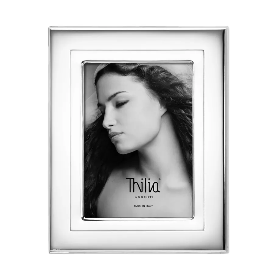 Thilia cornice laminata argento 18x24 454304