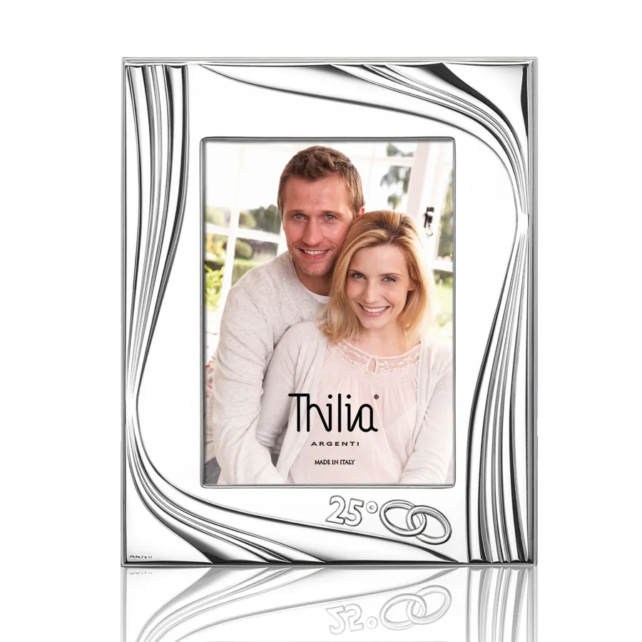 Thilia cornice laminata argento 25° 18x24 454334