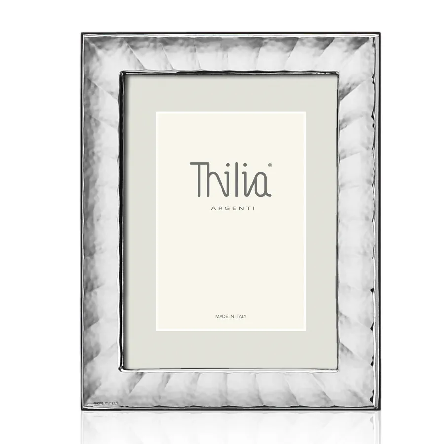 Thilia cornice ondulata argento 18x24 454417