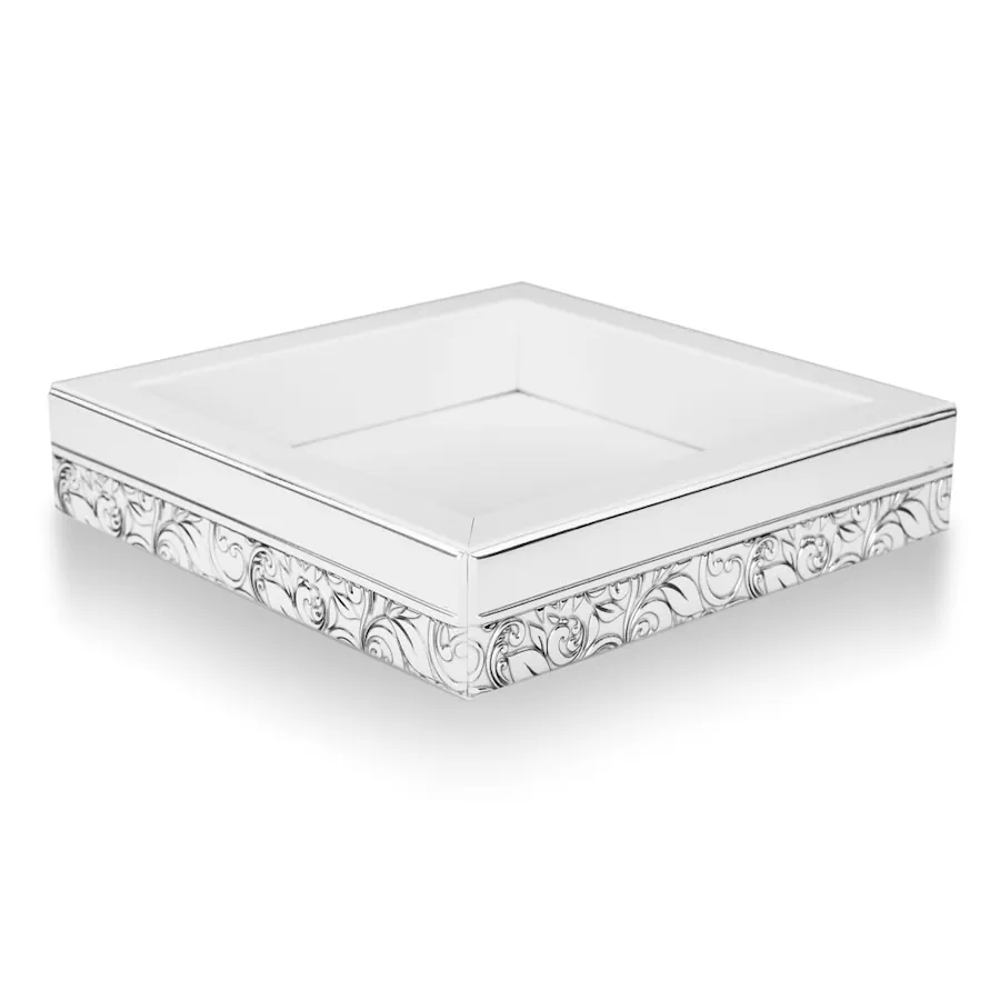 Thilia vuotatasche bianco laminato argento 454314