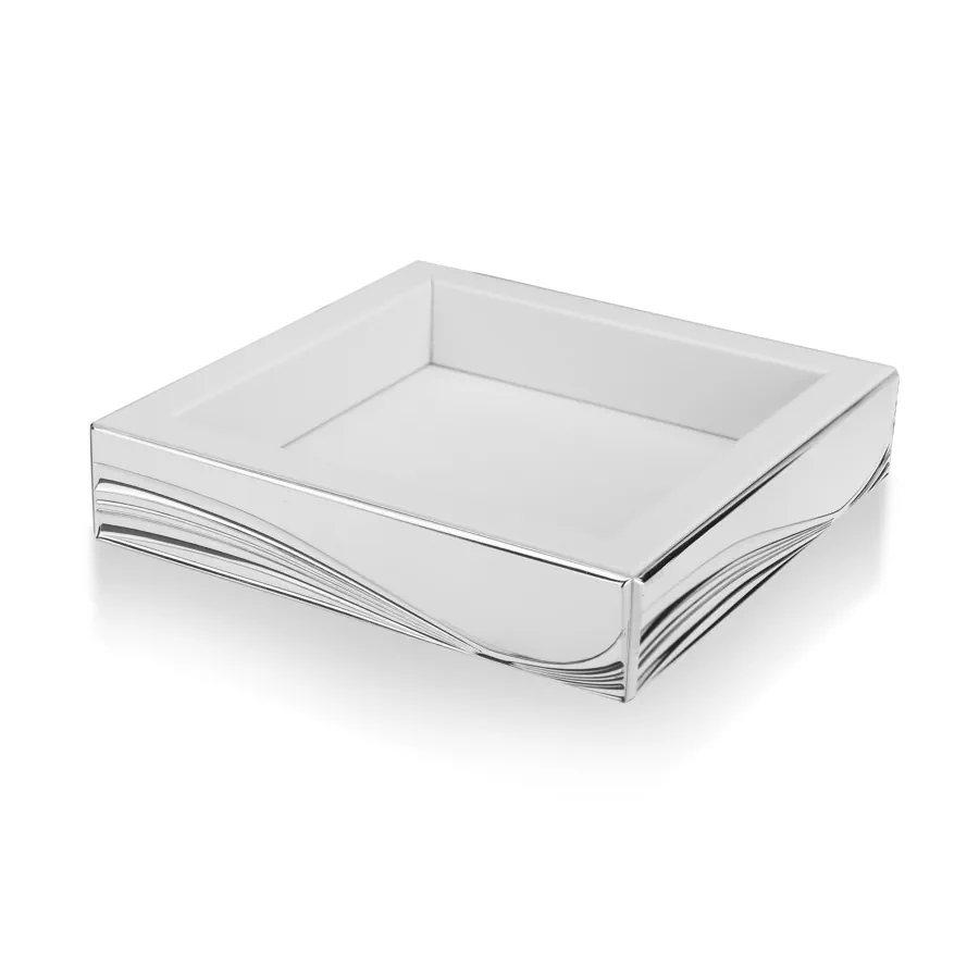 Thilia vuotatasche bianco laminato argento 454330