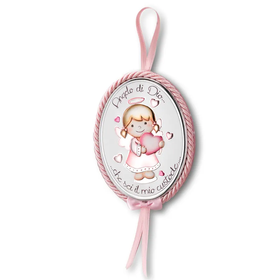 Camilletti capoculla con carillon rosa 185513