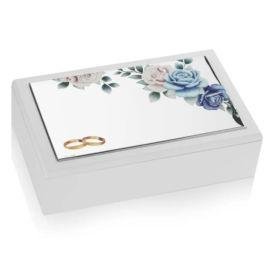 Camilletti cofanetto con decoro rose fedi 186115