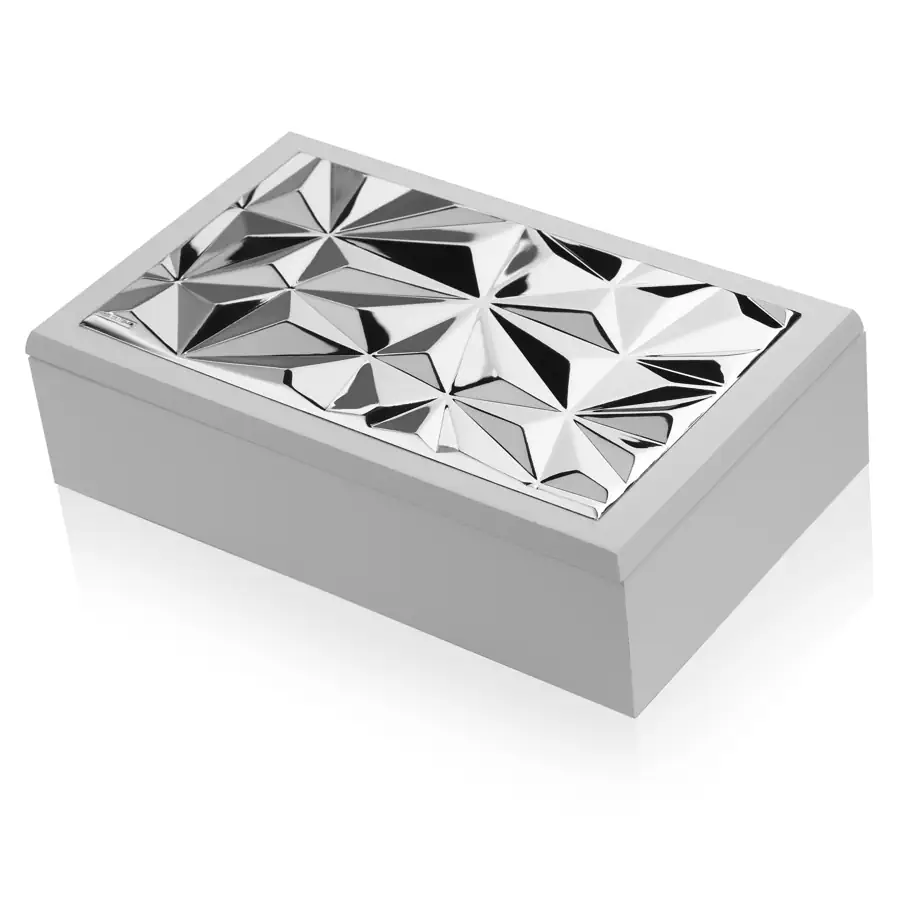 Camilletti cofanetto sfaccettato argento 186063
