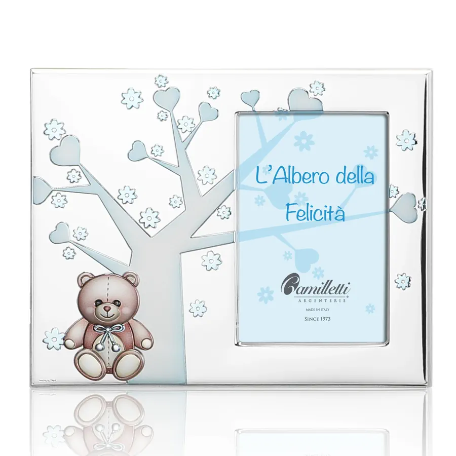 Camilletti cornice 10x15 albero felicità celeste 185945