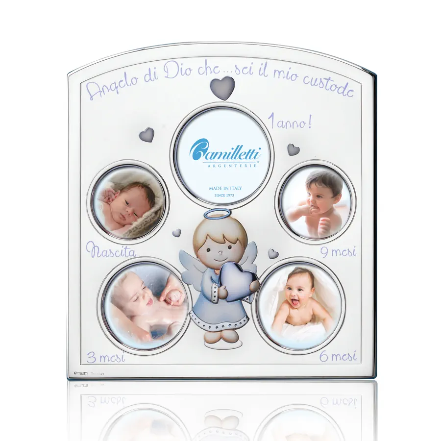 Camilletti cornice primo anno 24x25 celeste 185492