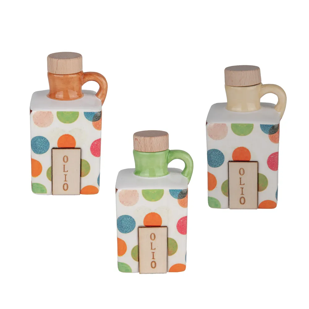 Etm colore oliera pois h.12 02A408