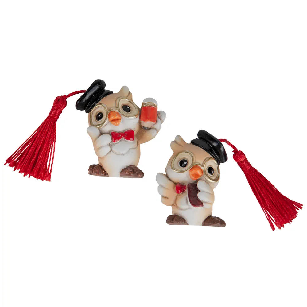 Etm gufo laurea - magnete cm.5 04A529