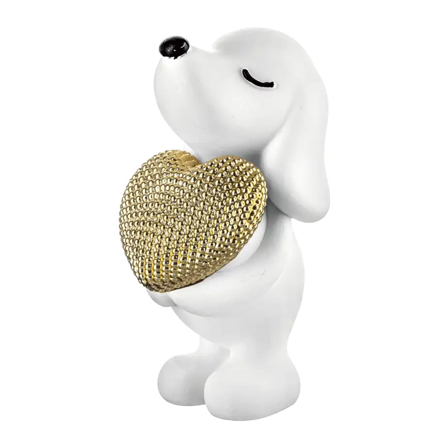 Bongelli cagnolino h10 bianco oro ME2722 OR