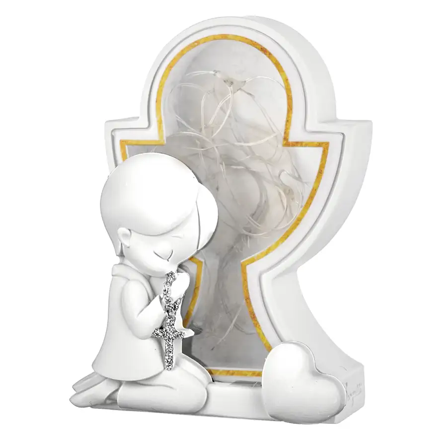 Bongelli calice comunione con luce bimbo h12 BIANCO ME2750