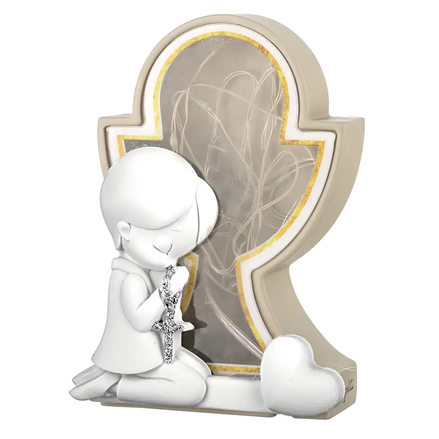 Bongelli calice comunione con luce bimbo h12 nocciola ME2750 N