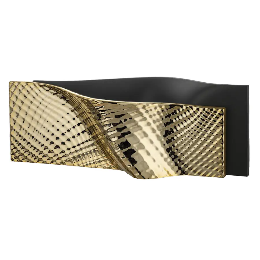 Bongelli centrotavola ophis 35x18 NERO ORO ME2669 NOR