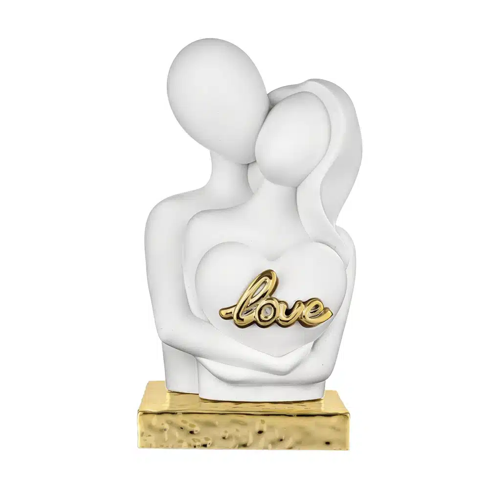 Bongelli coppia abbraccio h13 oro scritta love ME2698 2OR LOVE