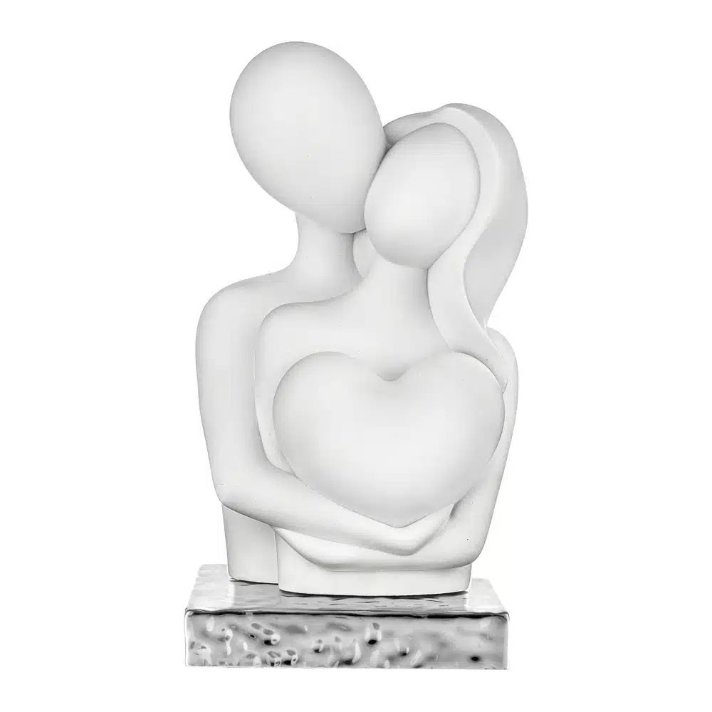 Bongelli coppia abbraccio h19 argento ME2698 3AG