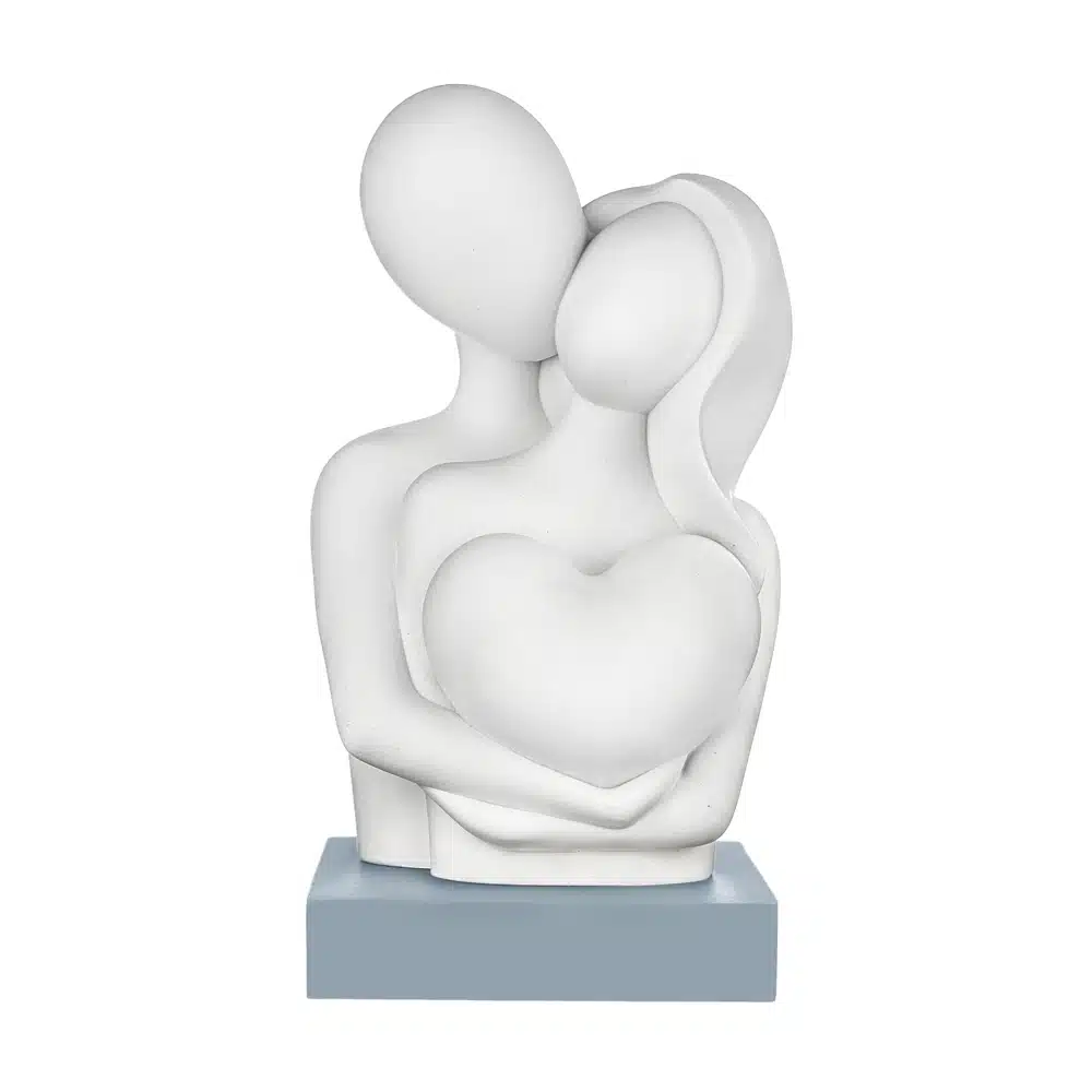 Bongelli coppia abbraccio h19 carta da zucchero ME2698 3CZ