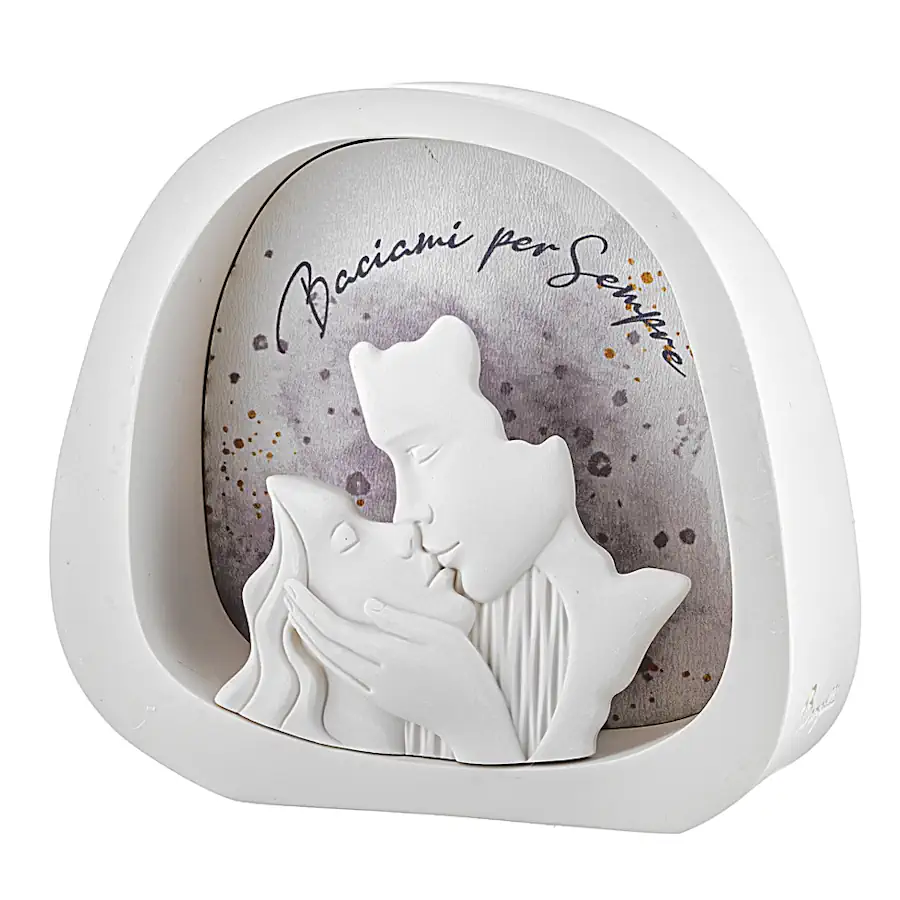 Bongelli coppia bacio con luce 12x11 ME2726