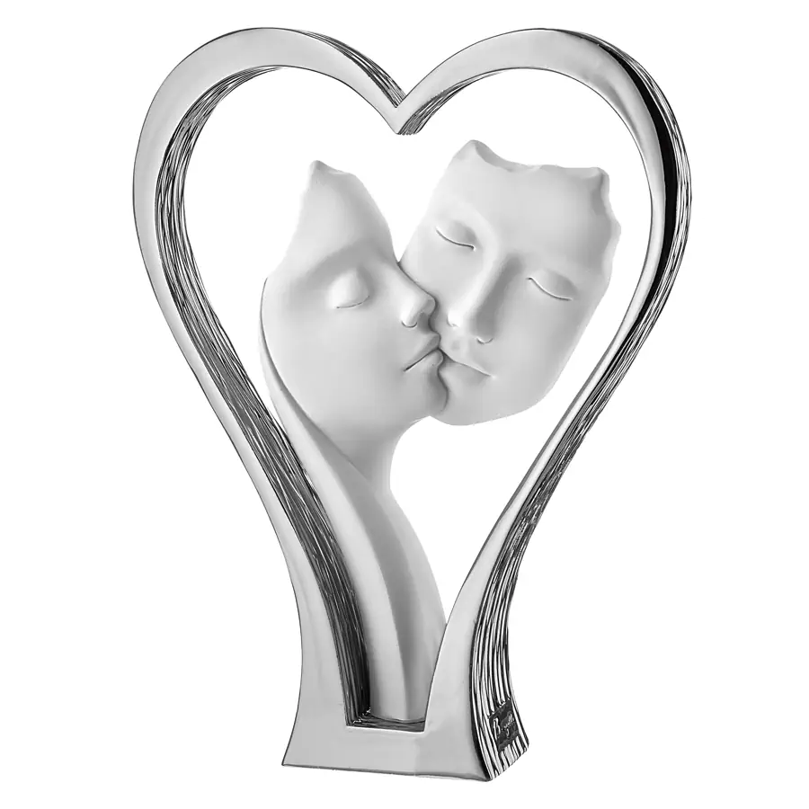 Bongelli coppia cuore alta visi h18 argento ME2695 1AG