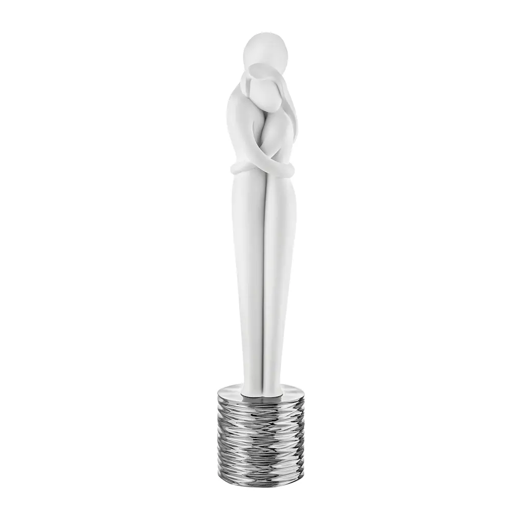 Bongelli coppia stilizzata alta h.40 argento ME2697 2AG
