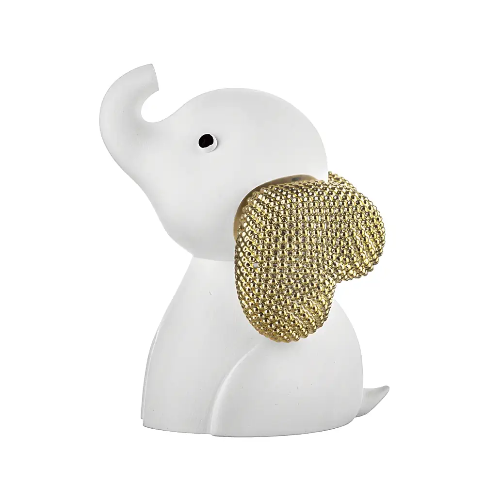 Bongelli elefantino h10 bianco oro ME2717 1OR