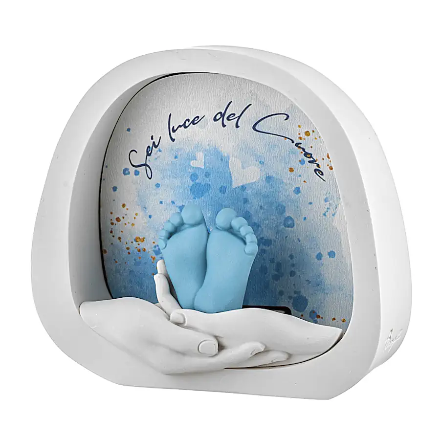 Bongelli mani con piedini e luce celeste ME2729 CE