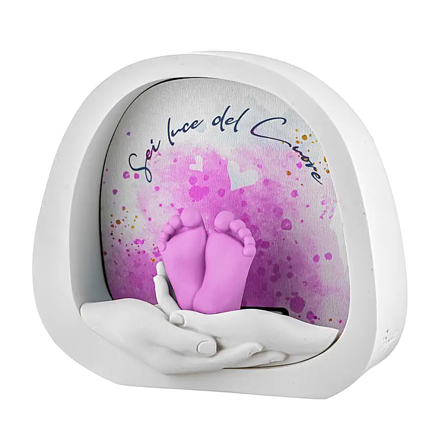 Bongelli mani con piedini e luce rosa ME2729 RO