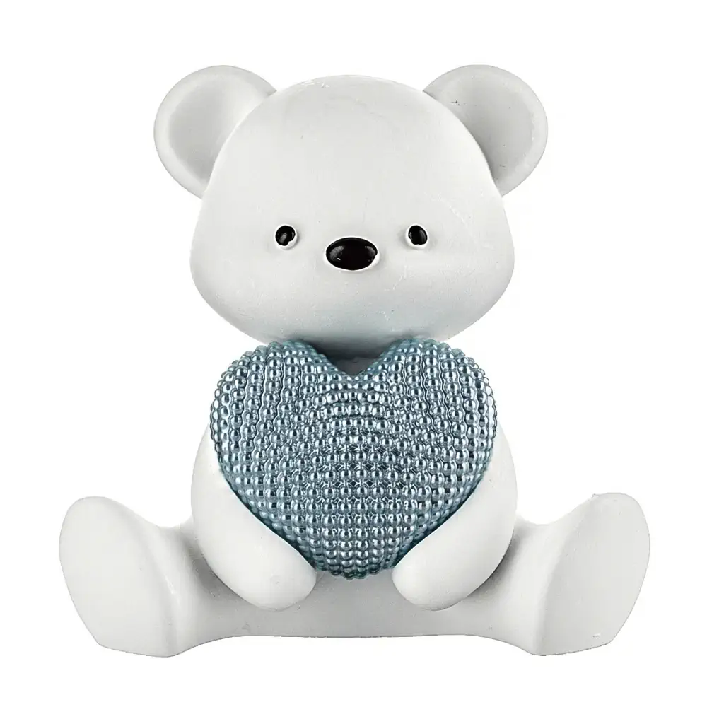 Bongelli orsetto h10 bianco celeste ME2718 1CEB