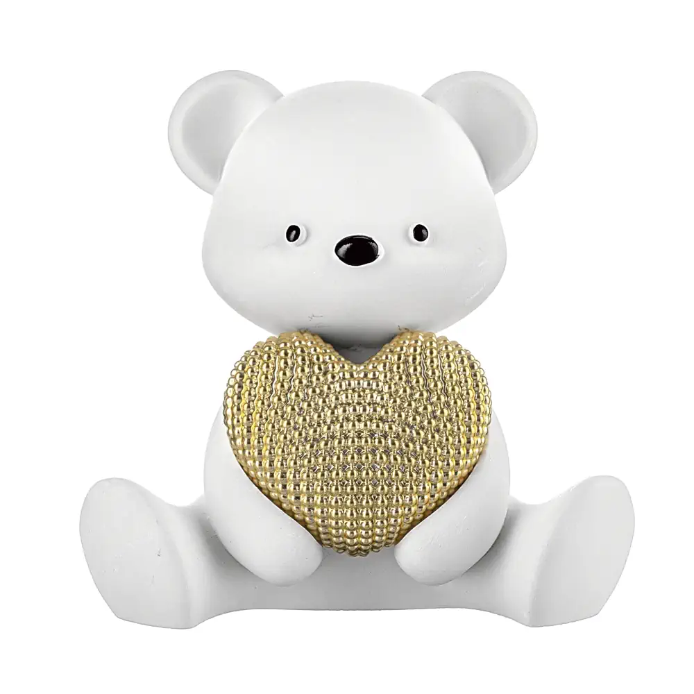 Bongelli orsetto h10 bianco oro ME2718 1OR