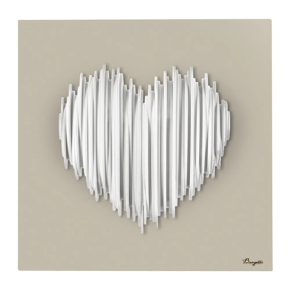 Bongelli pannello cuore stilizzato nocciola 50x50 bianco3 ME2692 2N