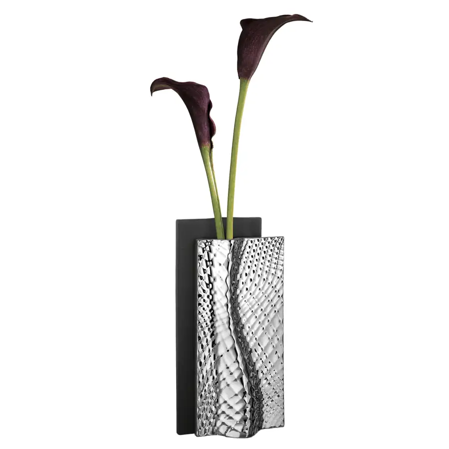 Bongelli portacandele ophis h22 nero argento ME2671 NAG