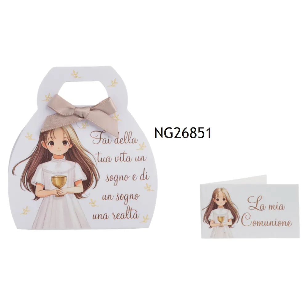 Dolcicose bag comunione bimba kit 12pz NG26851