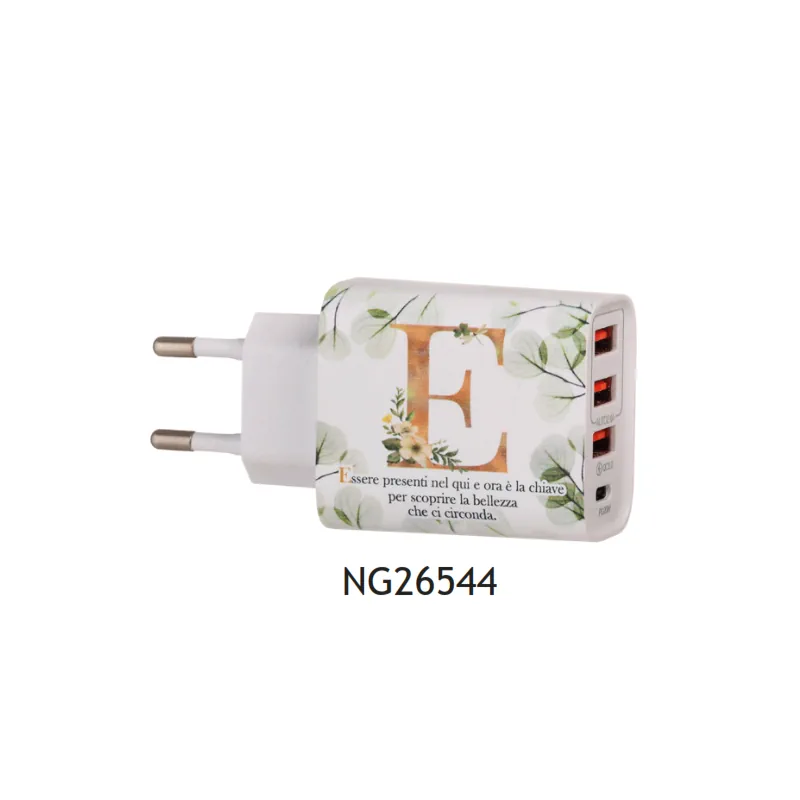 Dolcicose caricabatterie con iniziale E NG26544
