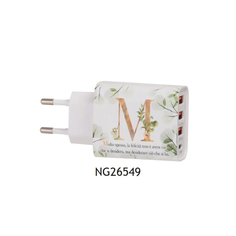 Dolcicose caricabatterie con iniziale M NG26549