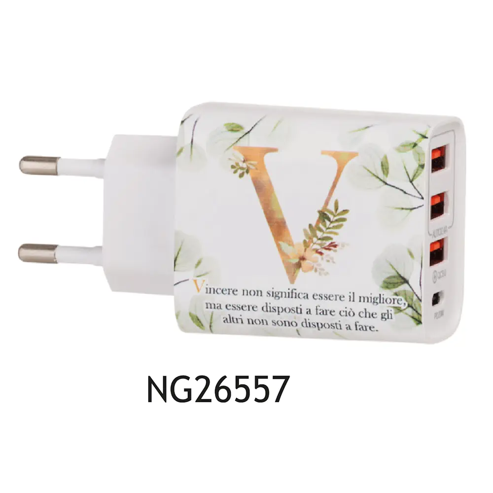 Dolcicose caricabatterie con iniziale V NG26557