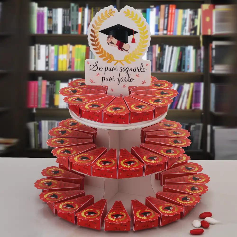 Dolcicose torta con 24 fette laurea NG26665